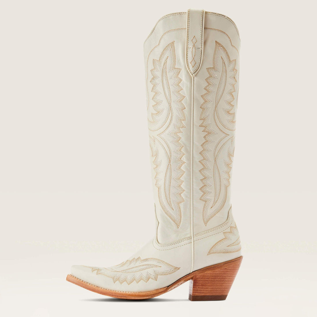 Women's Vintage Embroidered Pointed Toe Square Heel Western Boots